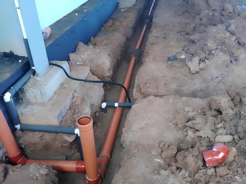 Монтаж каналізації у приватному будинку